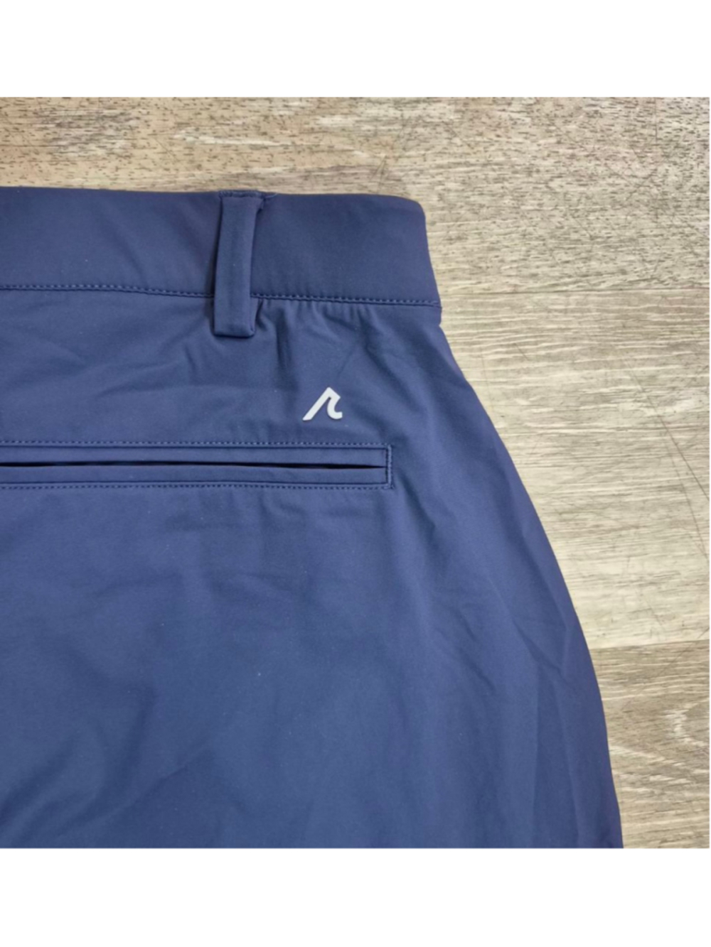 Men's REDVANLY Navy Athletic Shorts XL with Red Waistband - Picture 3 of 7